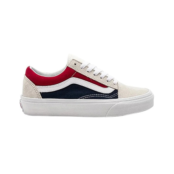 Vans Old‎ Skool Retro Block Women’s 7 Sneakers Multicolor Canvas Suede Low Top - Picture 1 of 8